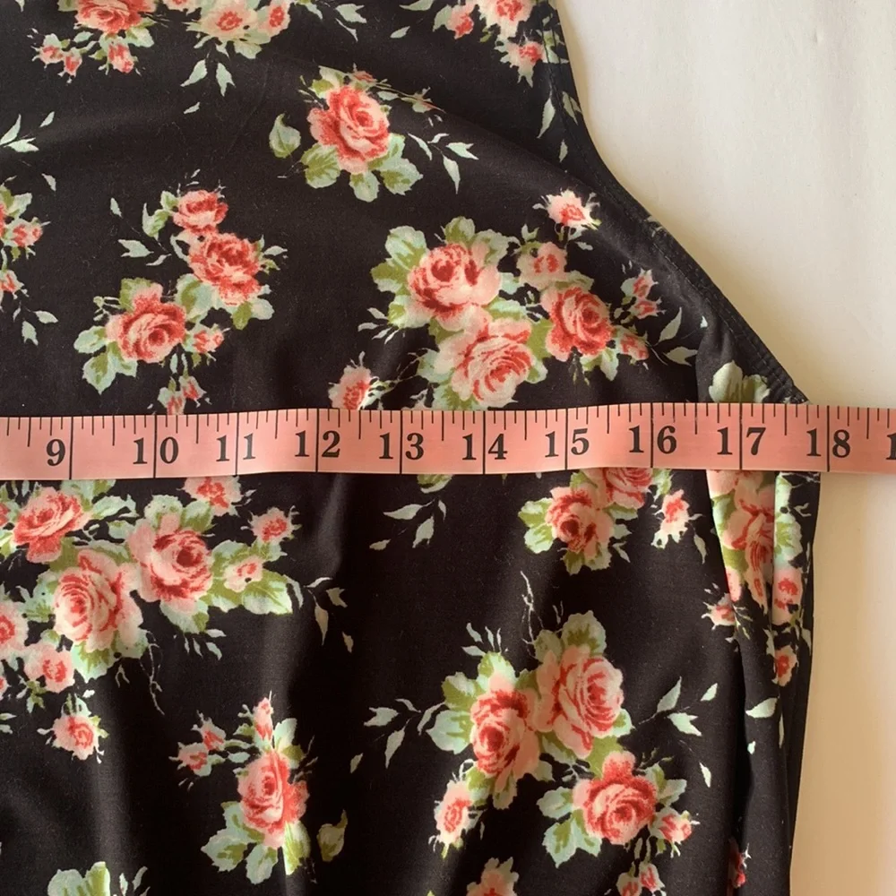 Nine Britton Floral Sleeveless Swing Dress size L - Picture 9 of 14